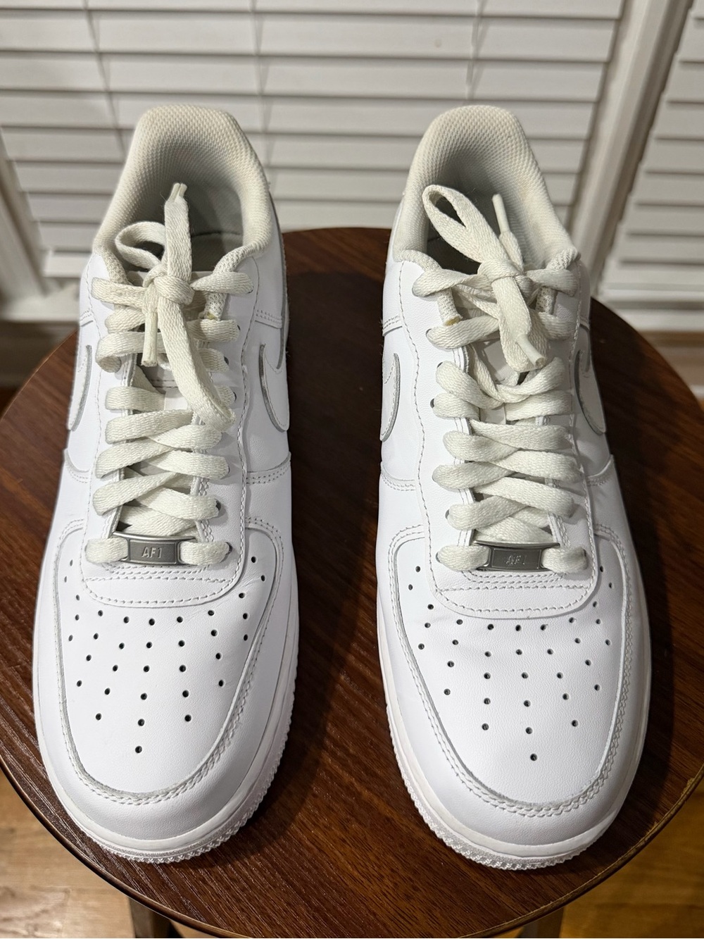 Used Nike Air Force 1  White Sneakers 🤍 Unisex For Women & Men! Great Shoe! 🤍